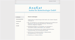 Desktop Screenshot of anakat.de