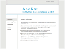 Tablet Screenshot of anakat.de
